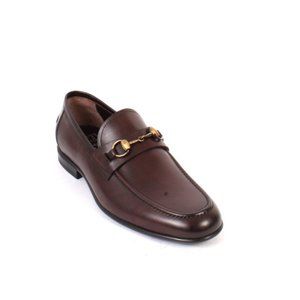 ROBERTO SERPENTINI 55020a Brown Leather Loafers Classic Shoes